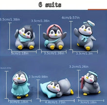 Load image into Gallery viewer, 6 Pcs Penguin Miniature Decor Items Set For Unique Gift
